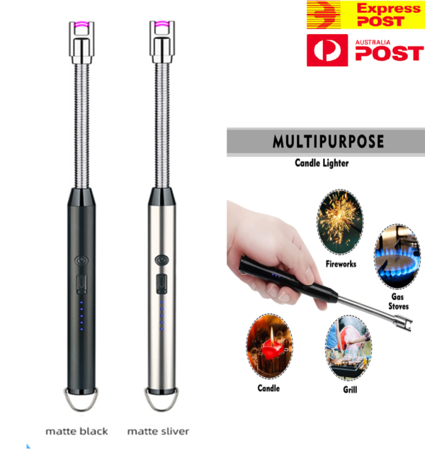🔥 USB Rechargeable Arc Lighter – Flameless, Windproof & Flexible | 2025’s Top-Rated Electric Lighter