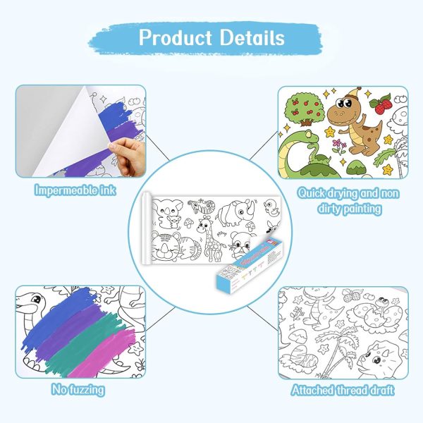🎨 Unleash Creativity with Our Children’s Drawing Roll – Endless Fun on One Giant Roll!