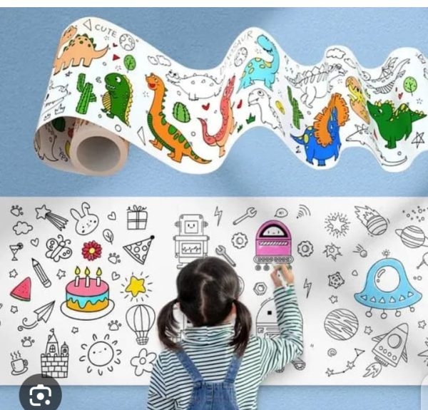 🎨 Unleash Creativity with Our Children’s Drawing Roll – Endless Fun on One Giant Roll!