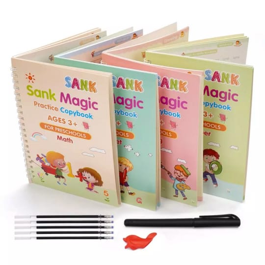 βοΈ Sank Magic Practice Book Set β Reusable Tracing Fun for Early Learners!