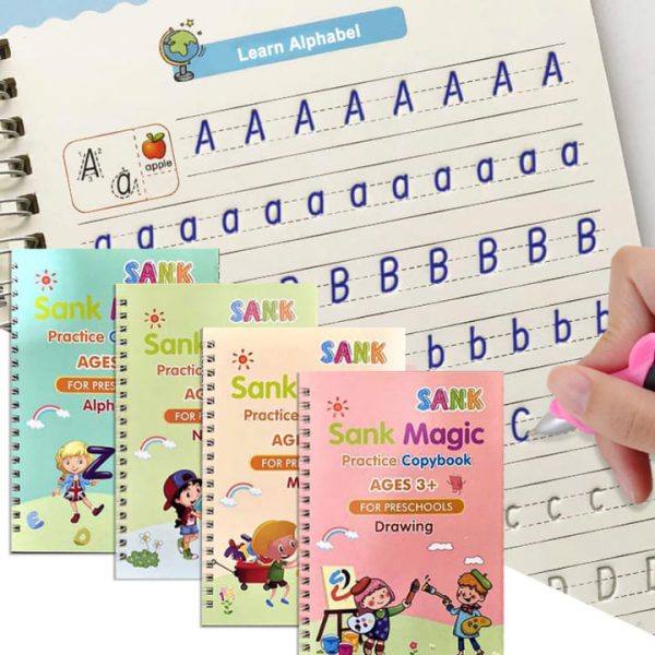 βοΈ Sank Magic Practice Book Set β Reusable Tracing Fun for Early Learners!