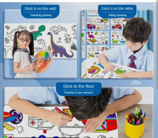 🎨 Unleash Creativity with Our Children’s Drawing Roll – Endless Fun on One Giant Roll!